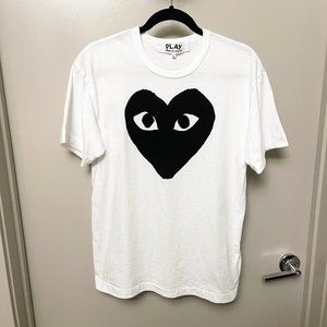 Comme des Garcons PLAY Big Heart Graphic Tee - Mens L (fits like M)